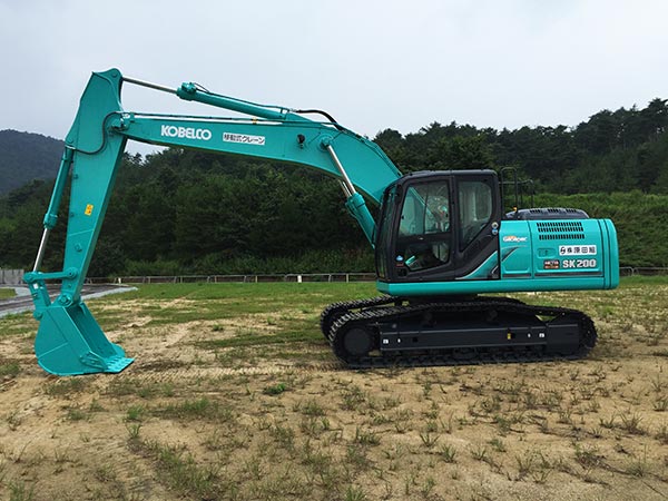 バックホウ SK-200 | 保有機械・保有資格者数 | 会社情報 | 株式会社原田組