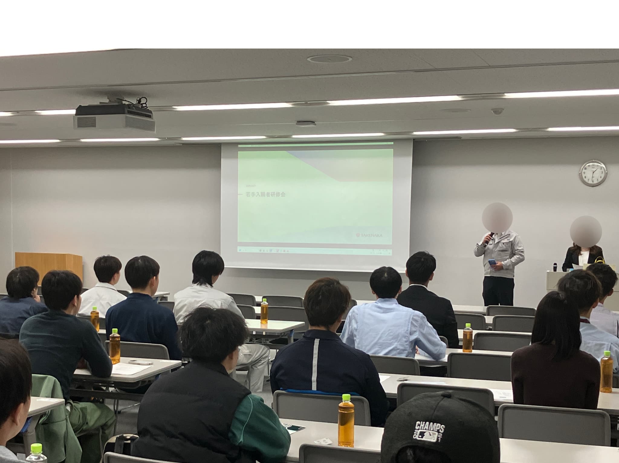 研修の様子① | 若手社員の育成と成長を支援しています | お知らせ | 株式会社原田組